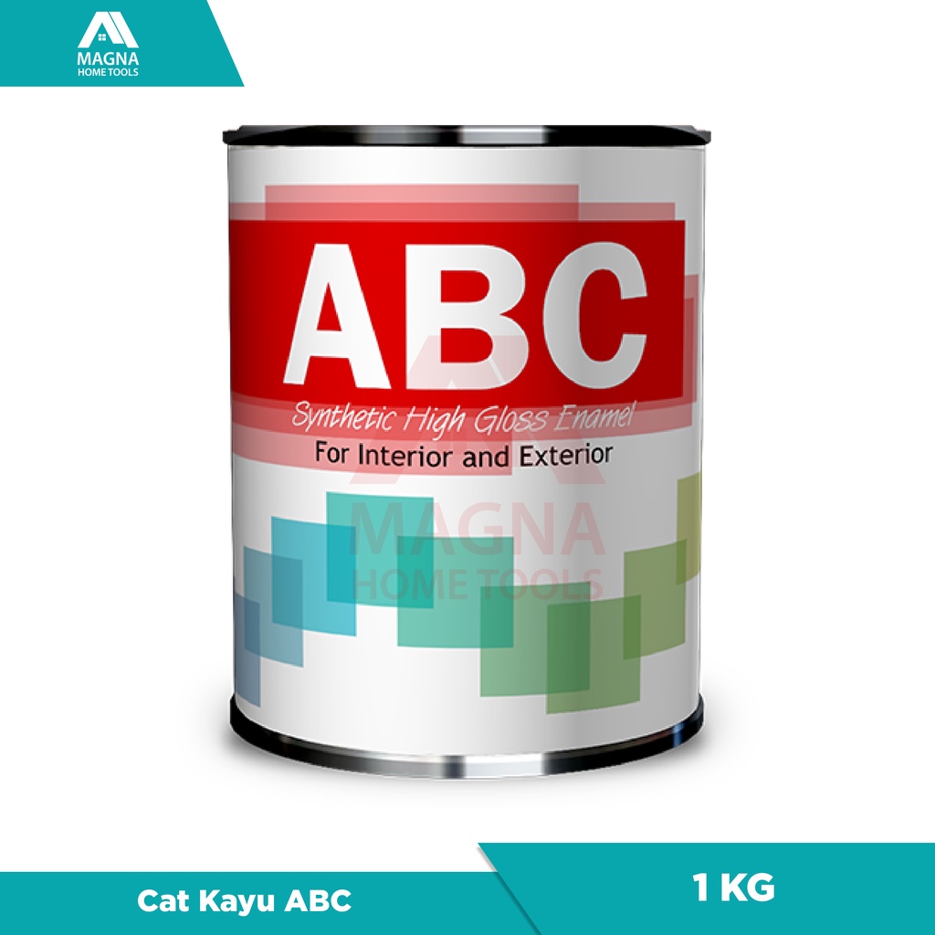 CAT MINYAK KAYU BESI ABC 1KG HITAM/HITAM DOP/DOFF/PUTIH SEMUA WARNA (ORIGINAL)
