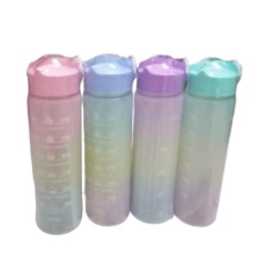 botol minum viral warna gradasi 1000 ml