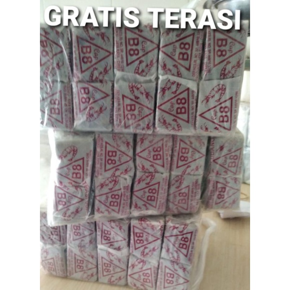 

TERASI UDANG KHAS CIREBON B8 isi 50pcs OLEH OLEH CIREBON