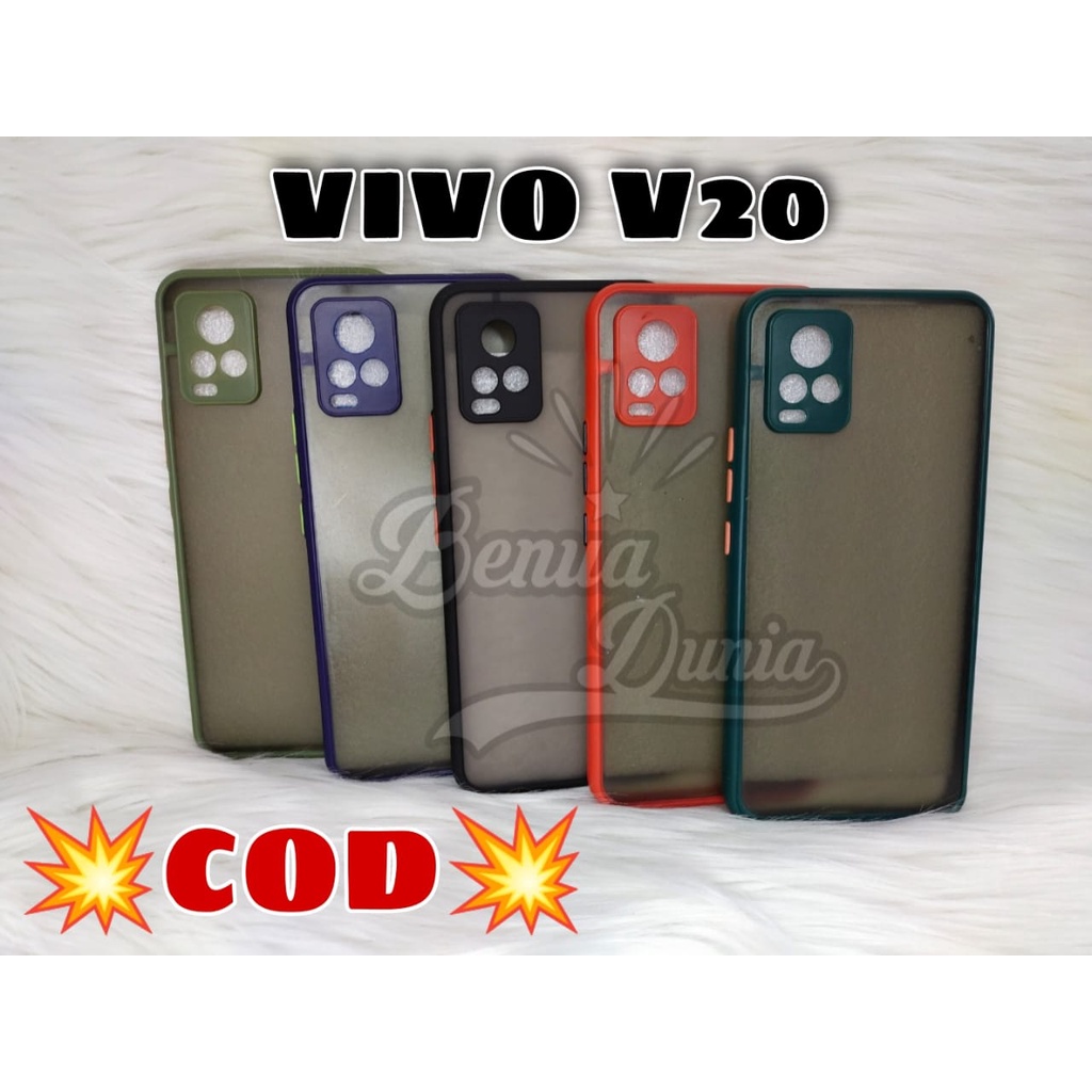 CASE MATTE VIVO V20 -VIVO V20 SE // CASE DOVE MY CHOICE PLUS RING KAMERA VIVO V20 -VIVO V20 SE -BD