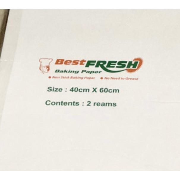 Baking Paper Best Fresh 40x60cm 1rim isi 500lembar - Best Fresh Gosend/Grab Only!!!