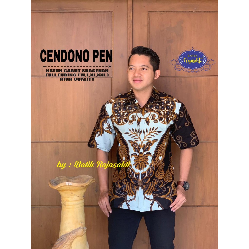 CENDONO RAJASAKTI KEMEJA BATIK SOLO PRIA LENGAN PENDEK LAPIS FURING ATASAN BATIK PREMIUM MODERN KATUN HALUS BAHUWIRYA  BANAMITRA BANAMITRA PUTIH BANGSAWAN BAYU PUTRA BERLIAN BIRU BHARATAYUDA BIMASENA BIRENDRA BIRU INDAH BRAHMAKERTA BRAHMAKERTA MERAH BUDI