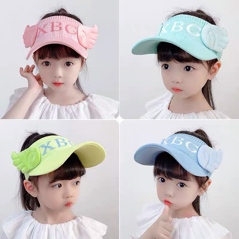 Topi anak-anak kartun topi matahari anti-ultraviolet tabir surya topi matahari bayi