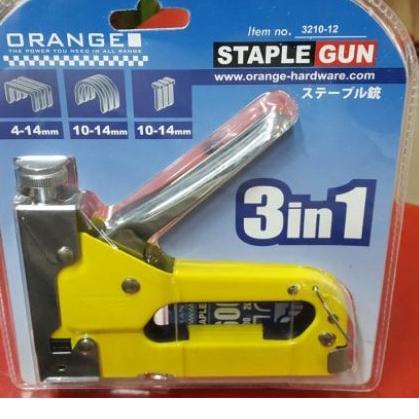 

Terjangkau 3 in 1 ORANGE Stapler Gun / Tembak Gun Tacker 4mm s/d 14mm