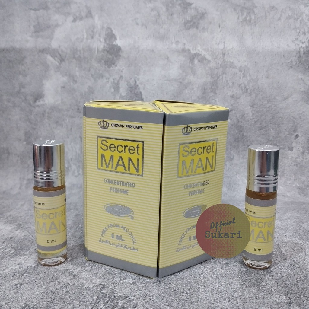 DOBHA PARFUM SECRET MAN 6 ML / PARFUM SECRET MAN ROLL ON