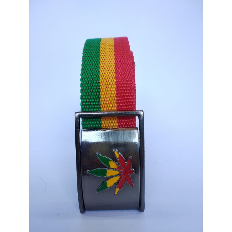 Ikat Pinggang Sabuk Rasta Reagea Gesper Polos Logo