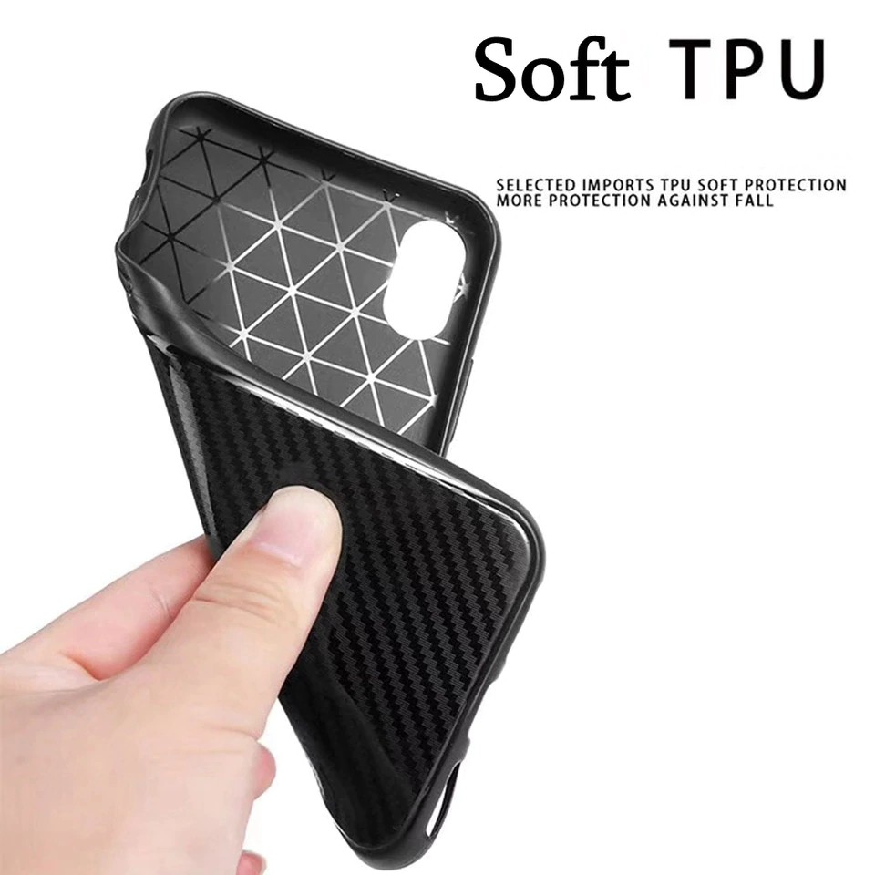 Softcase New Carbon Iphone XS Max / XR - Case New Carbon Iphone