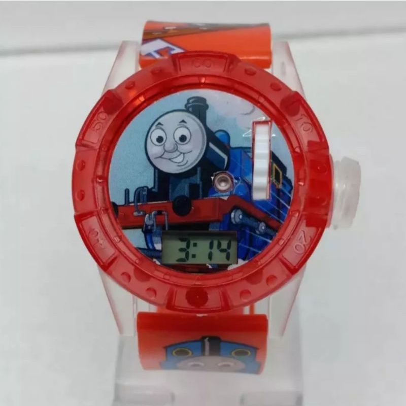 Thomas Jam Tangan Anak Laki-laki Laser dan Musik Melodi keren