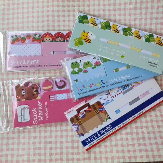 

kawaii sticky note for scrapbook and journal