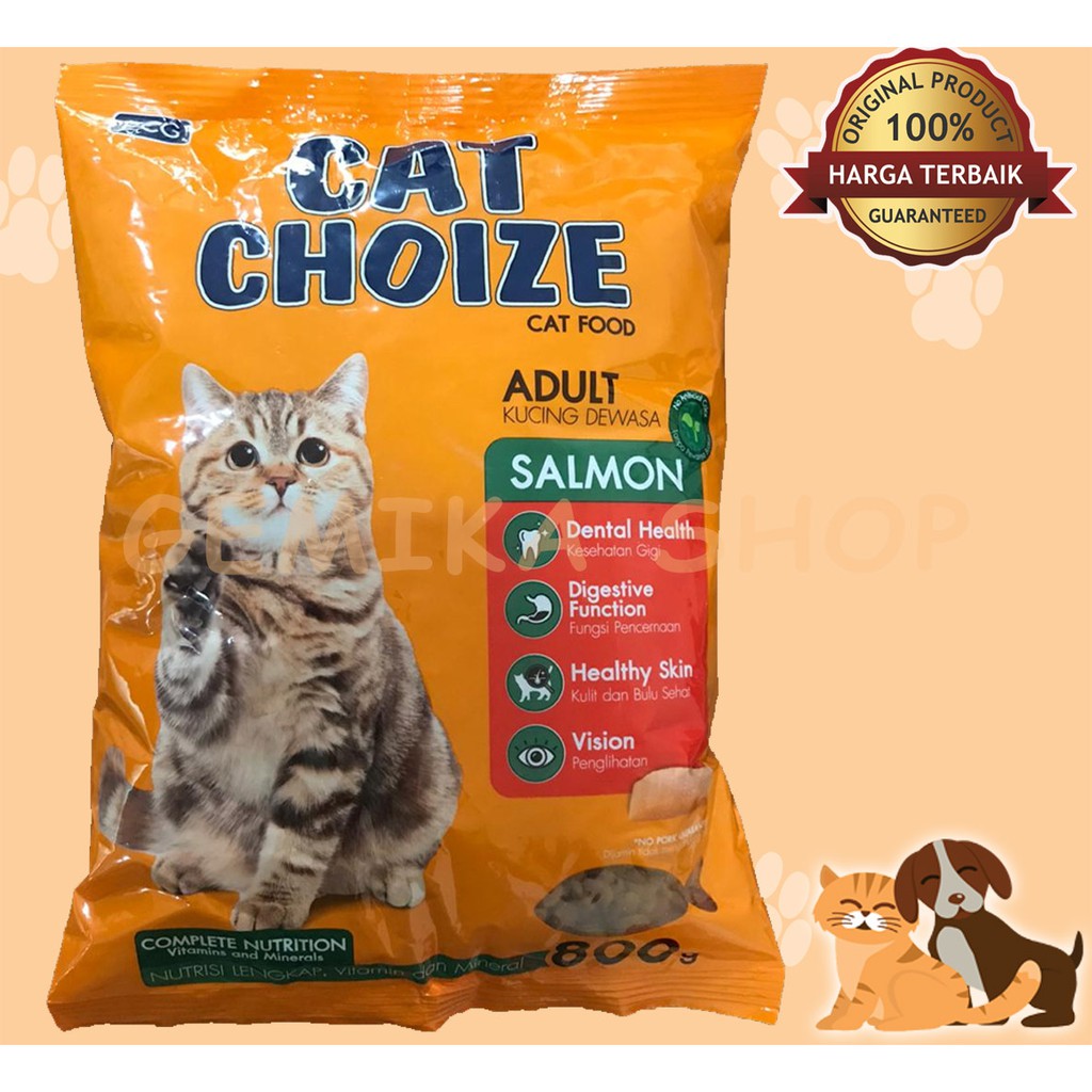 CAT CHOIZE 800 GR ( TUNA/ SALMON ) - MAKANAN KUCING