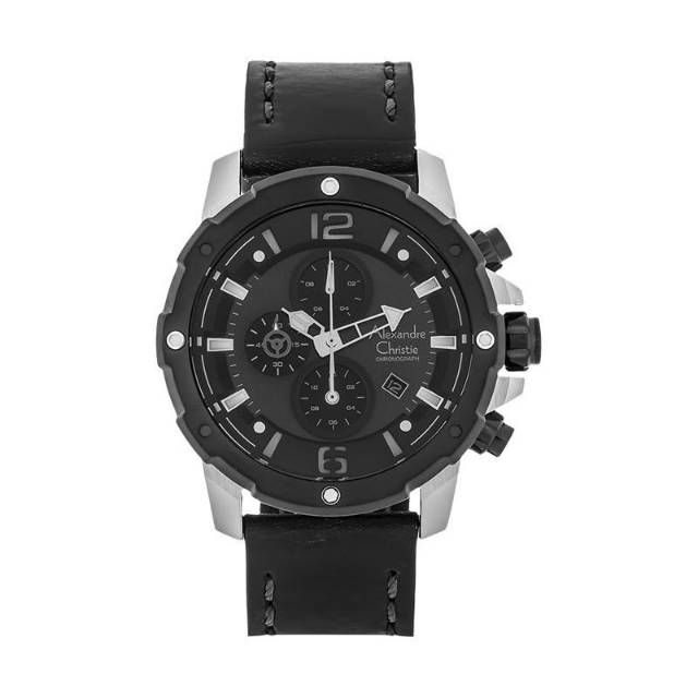 Alexandre Christie AC 6410 Jam Tangan Pria Tali Kulit