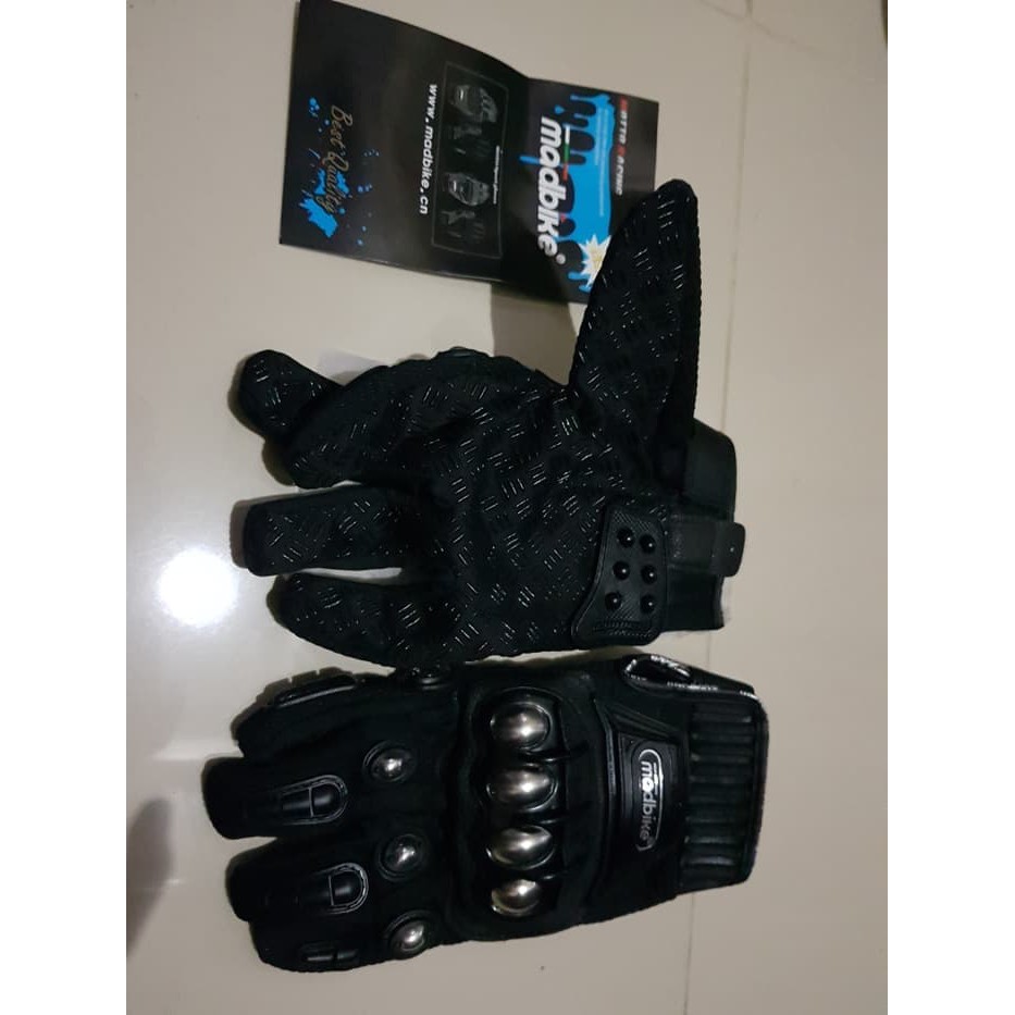 Sarung Tangan Motor Stainless MadBike type MAD 10C New[type MAD10-C]
