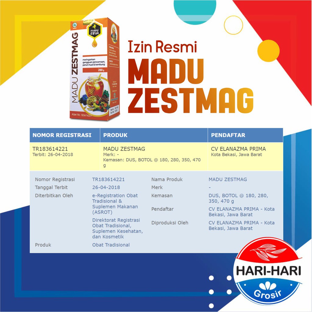 MADU ZESTMAG Madu Herbal Obat Maag Menurukan Asam Lambung Ampuh AMAN 100% HALAL ORIGINAL-2
