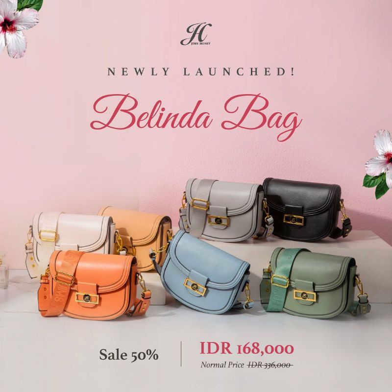 JH BELINDA BAG TAS SLEMPANG WANITA / SLINGBAG SIMPLE WANITA