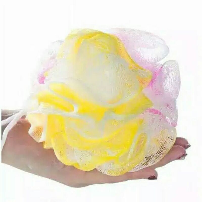 ⭐️ Jendela Kosmetik ⭐️ Spons Mandi / Bath Sponge 20 gr /  Shower Puff / Busa Mandi / Spon Mandi / Alat Mandi JK1