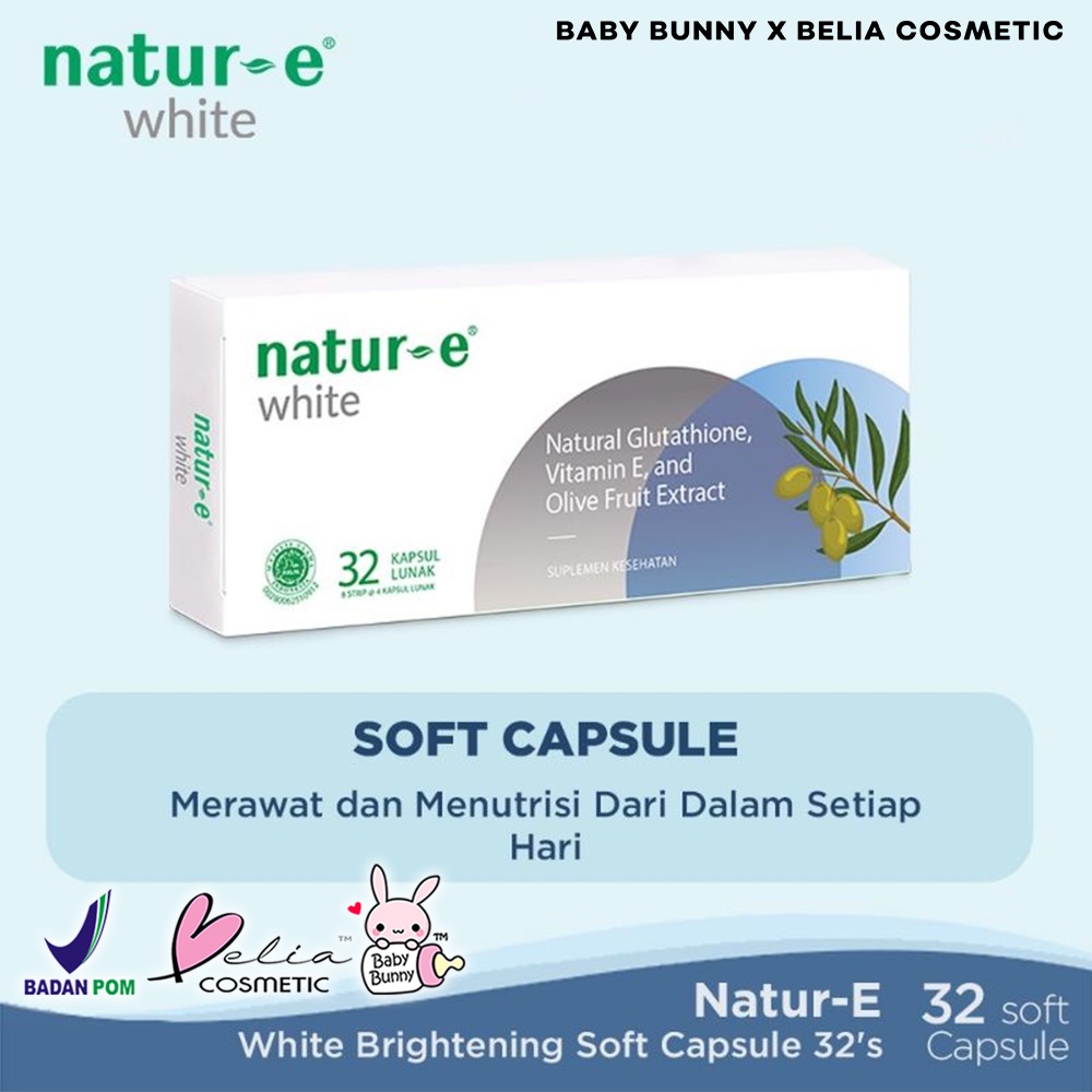 ❤ BELIA ❤ NATUR-E Suplemen Makanan 100 IU | 300 IU | Advanced | White Brightening | Vitamin | Suplemen Kesehatan (✔BPOM)