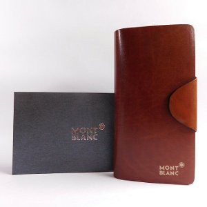 Dijual Dompet Wanita Branded MONTBLANC BROWN  Bahan Kulit Asli  ORI 100  Murah