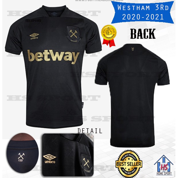 JERSEY SEPAK BOLA WEST HAM 3RD2020-2021|BAJU BOLA TERBARU 2021