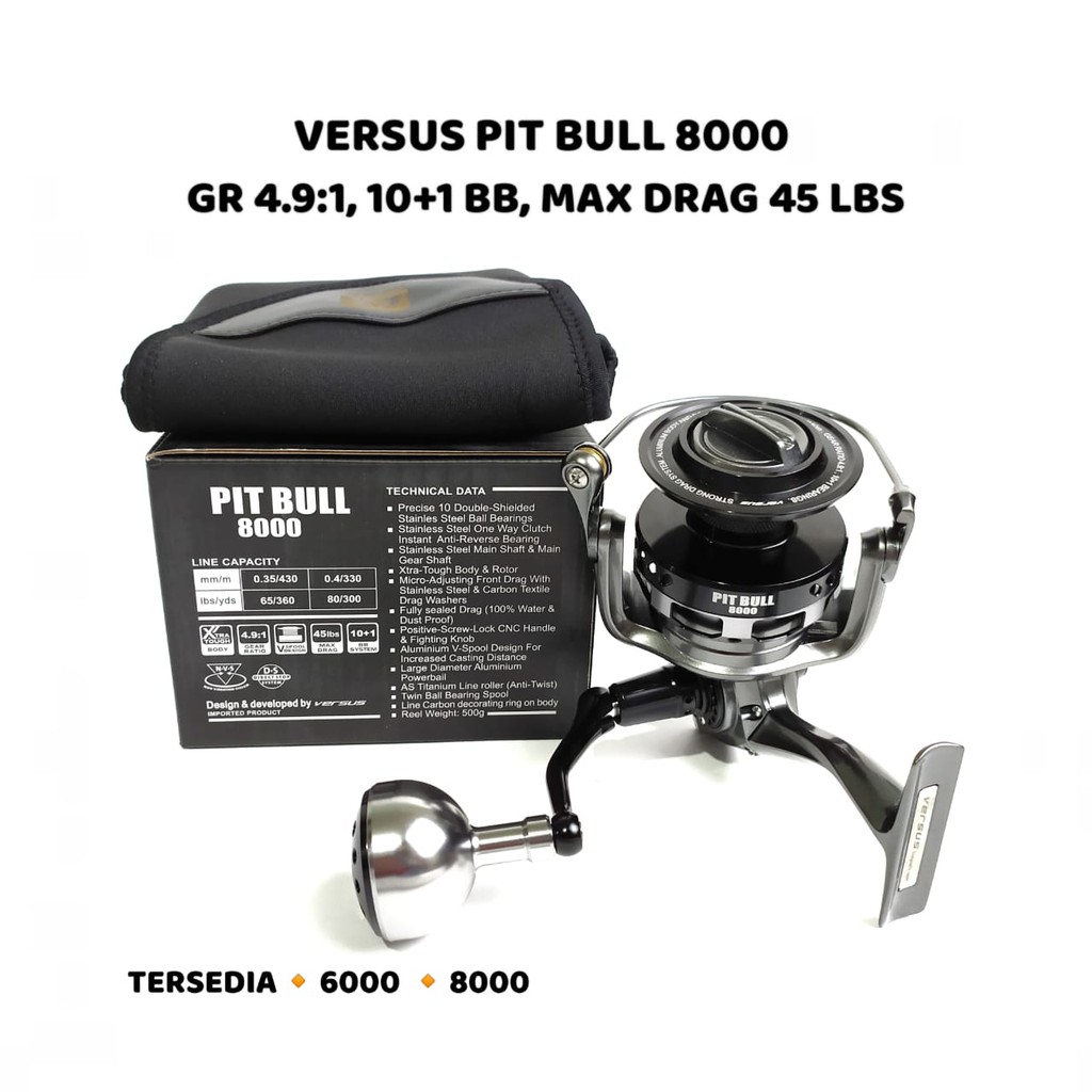 REEL VERSUS PIT BULL 8000 PH