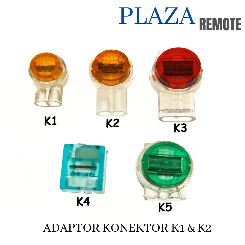 50 PC RJ45 ETHERNET KONEKTOR K1 &amp; K2 CRIMP CONNECTION TERMINAL