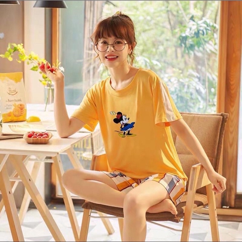 Set Kaos import / baju tidur wanita / baju tidur wanita import