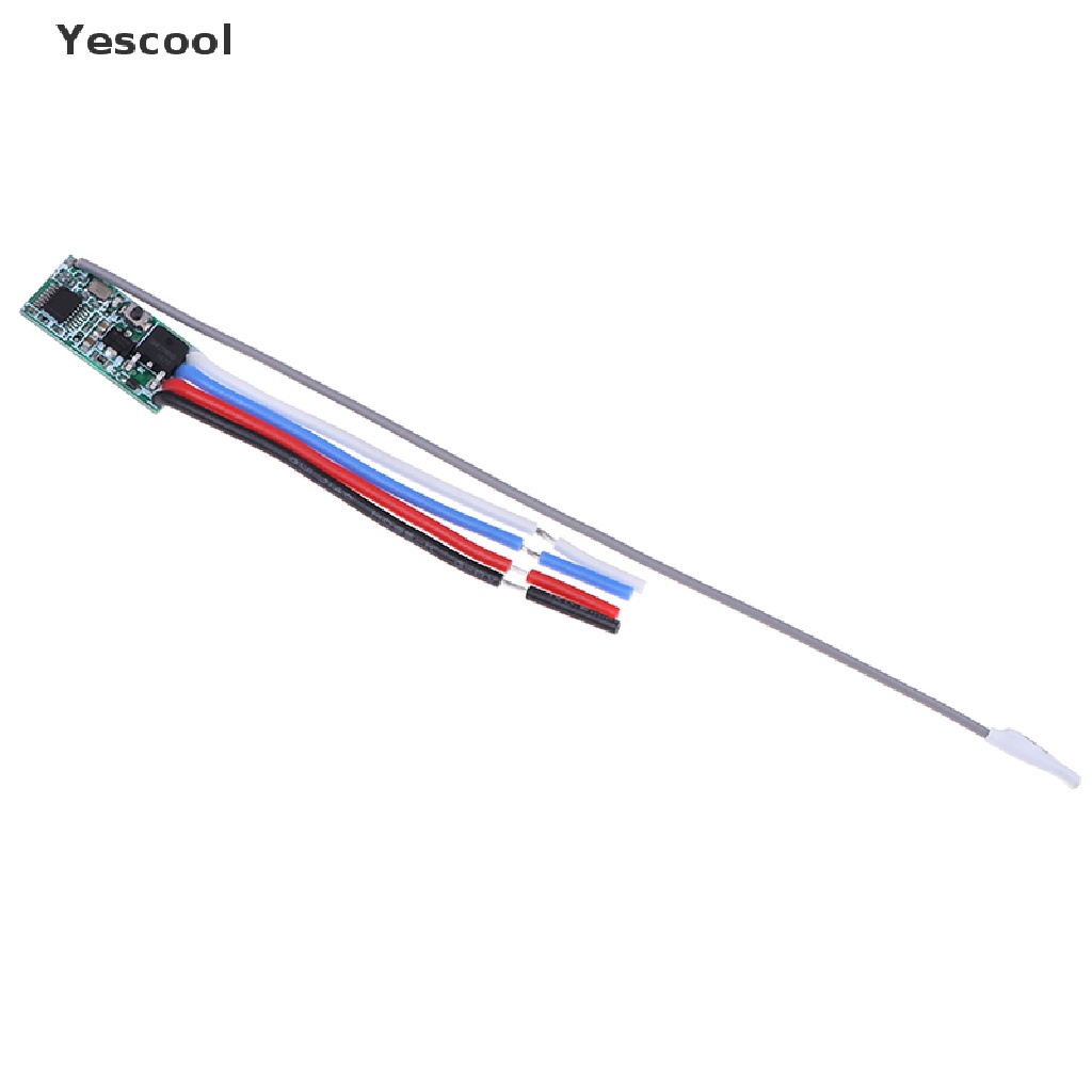 Yescool Modul relay receiver RF wireless 433Mhz 1CH Untuk remote control