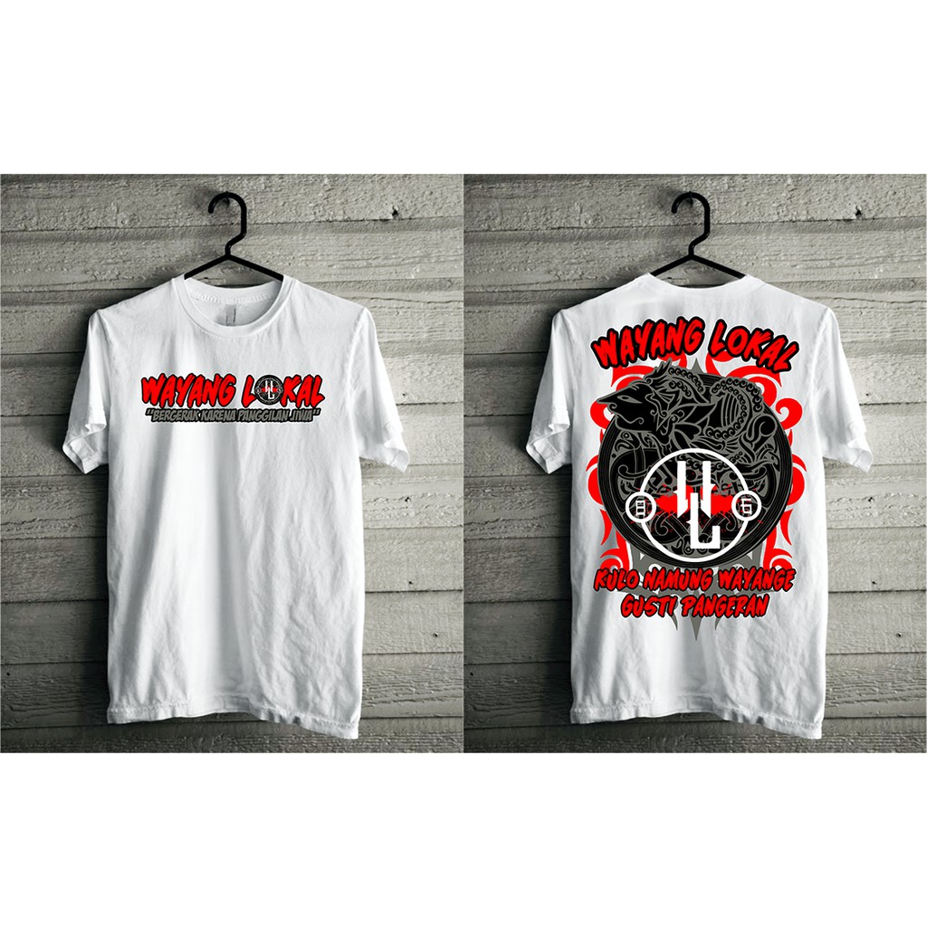 Kaos Pagar Nusa Wayang Lokal Premium