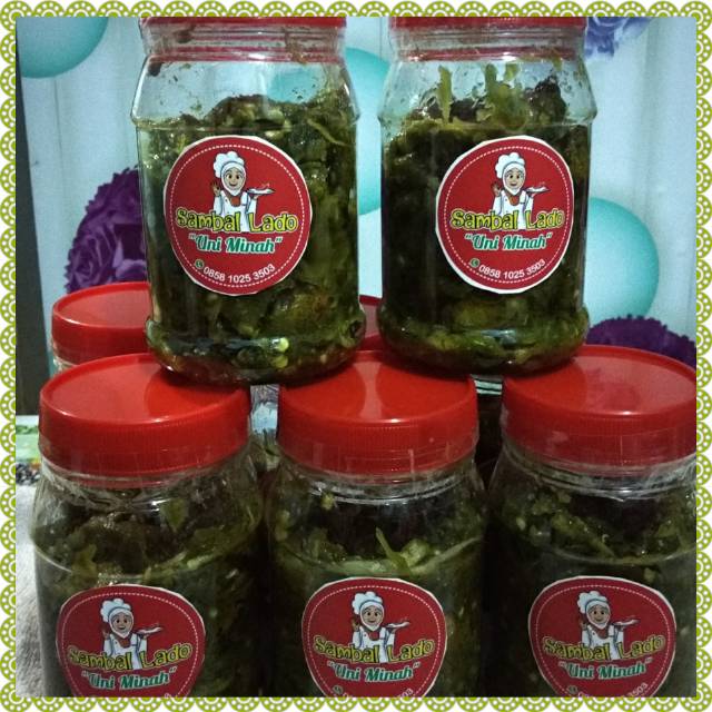 

Sambal Lado ijo uni minah