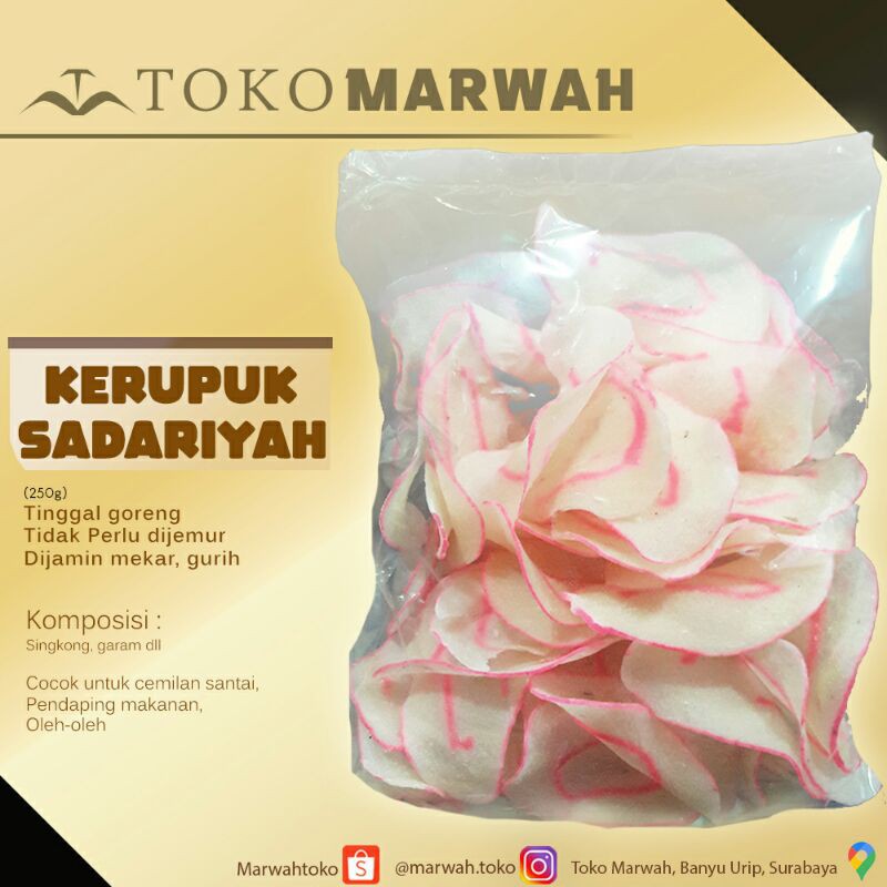 

Kerupuk Sadariyah. Enak.