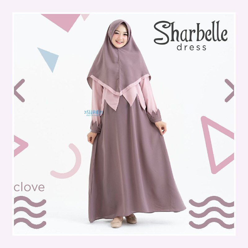 Sharbella Dress By Silmee Indonesia Dress Lucu Unik Modis Syari Dress Remaja Busui Syari Shopee Indonesia