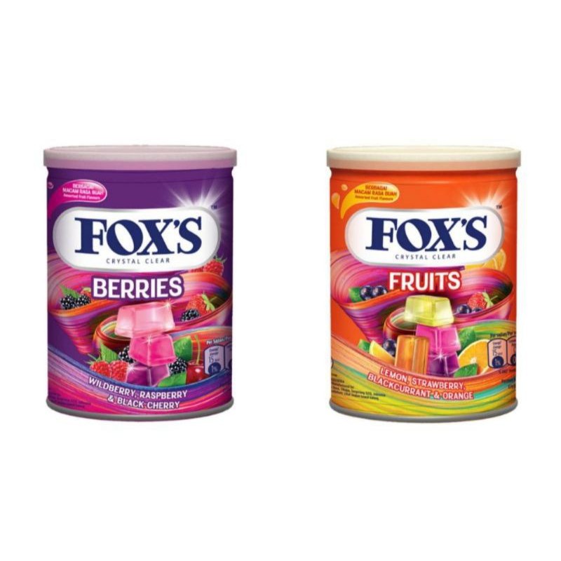 

Fox's Candy Crystal Berries / Fruits 180gr