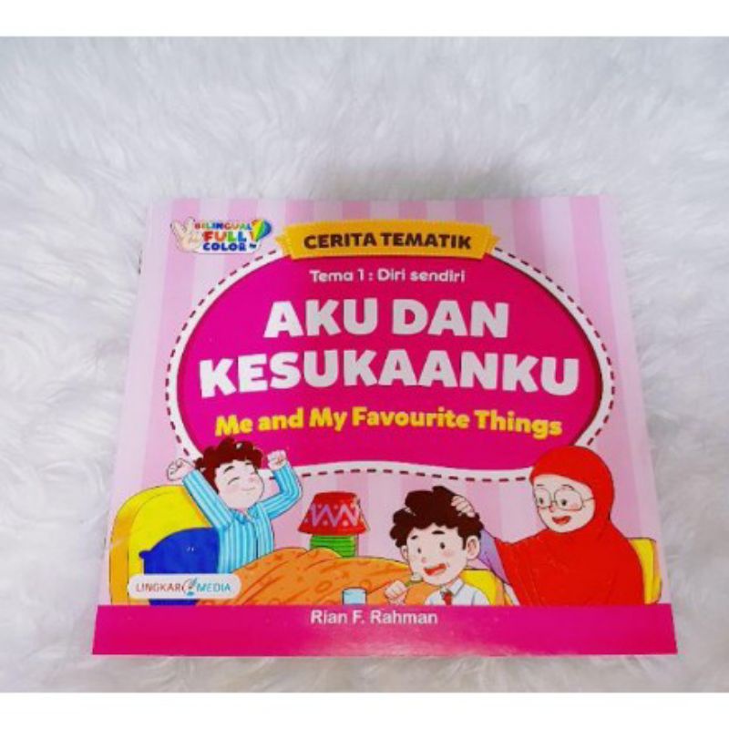 Buku Cerita Tematik Bilingual 2 bahasa pembentukan karakter