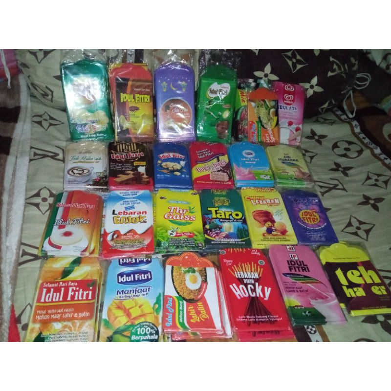 

amplop motif snack isi 10 lembar