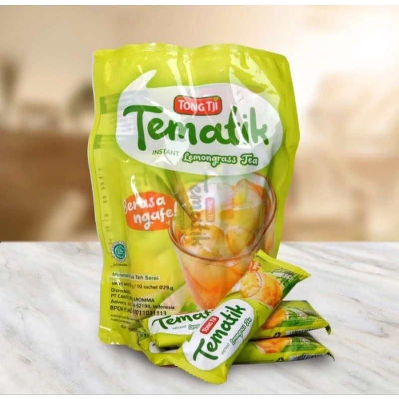 

Tong Tji Tematik Instant Lemongrass (Isi 10 Sachet)