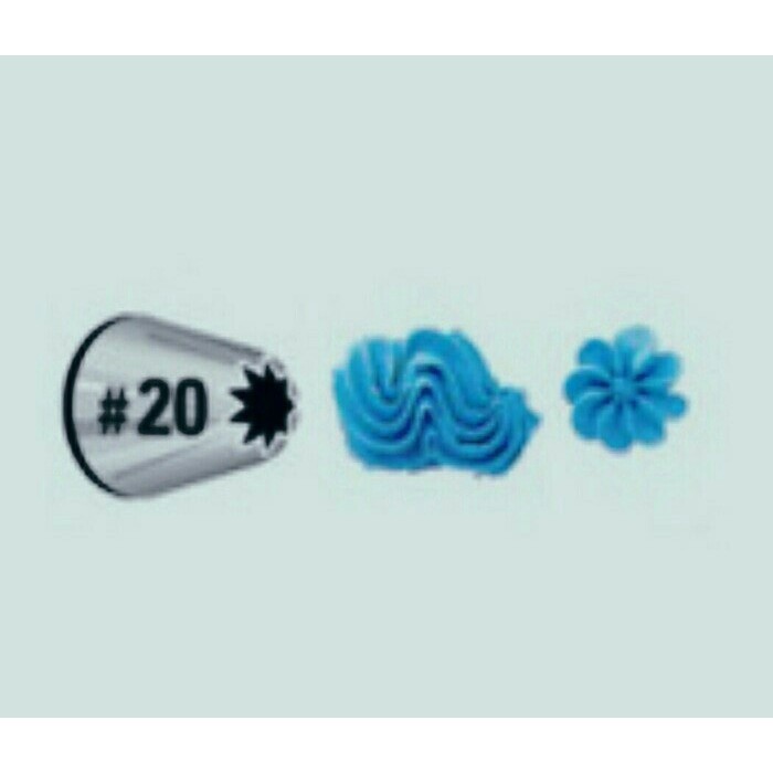 

Original Spuit Open Star Wilton no 20/Wilton Tip No #20