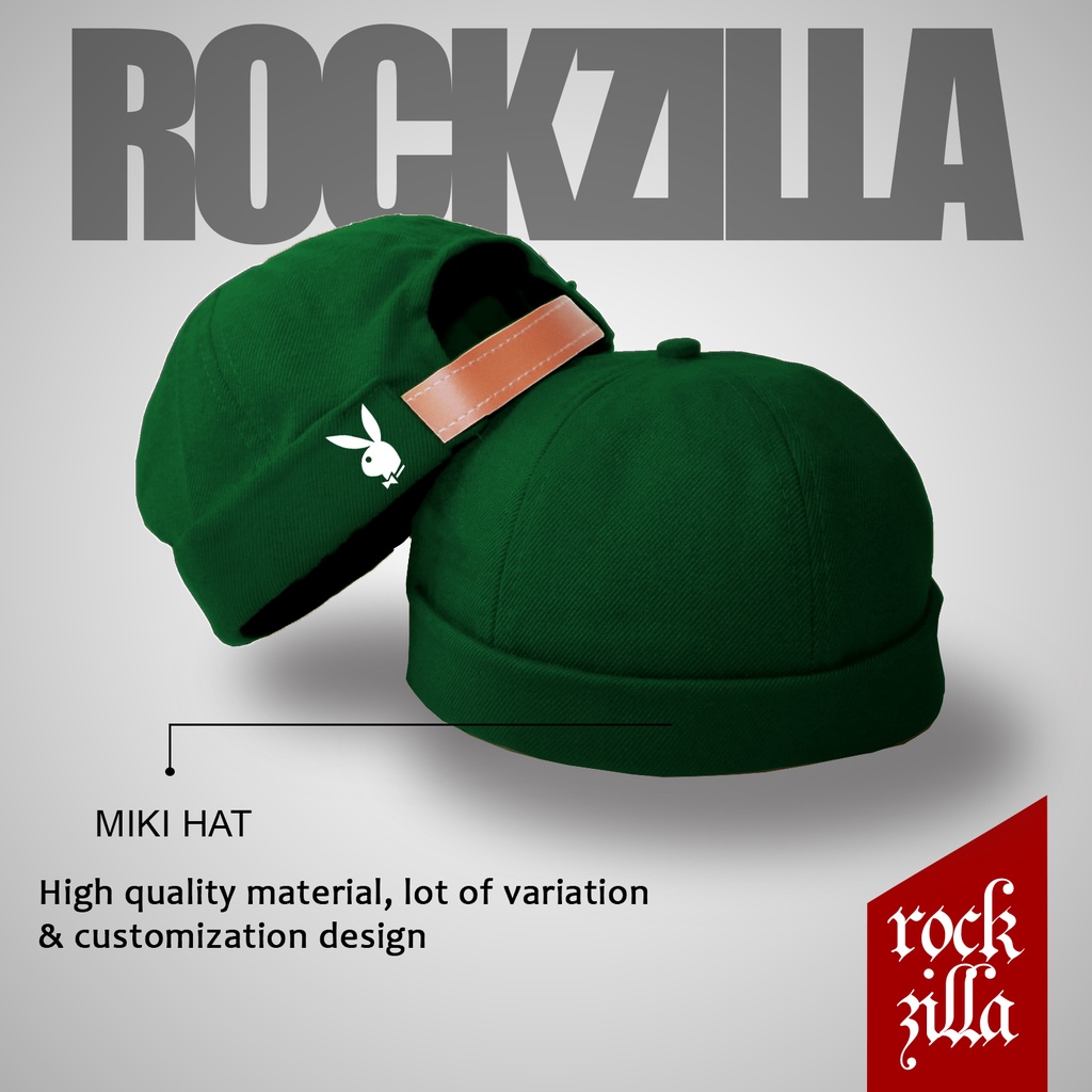 Peci Miki Hat DEWASA Topi Peci Miki Hat  Kopiah Peci UAS LOGO PLAYBOY