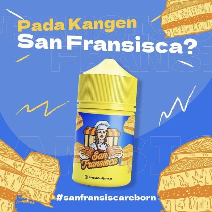 San Fransisca V1 Martabak Manis 60ML by BED x ROJ