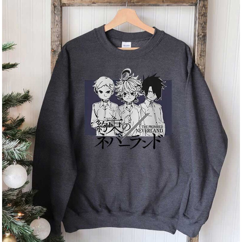 Crewneck The Promised Neverland brother and sister Unisex Premium