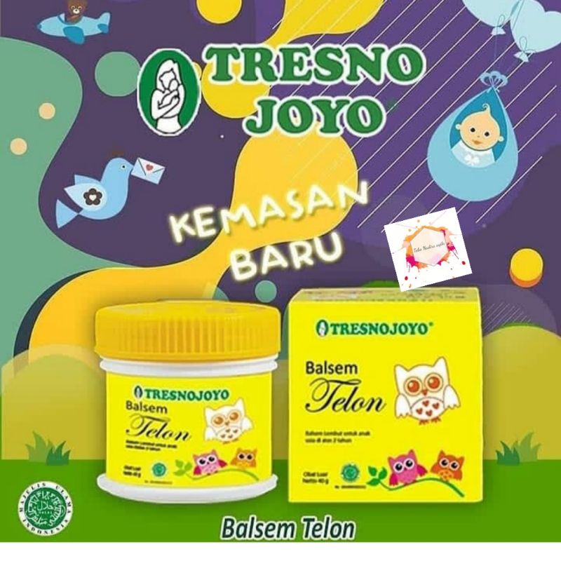 Balsem telon tresno joyo 40 gram/balsem untuk anak/perlenkapan bayi