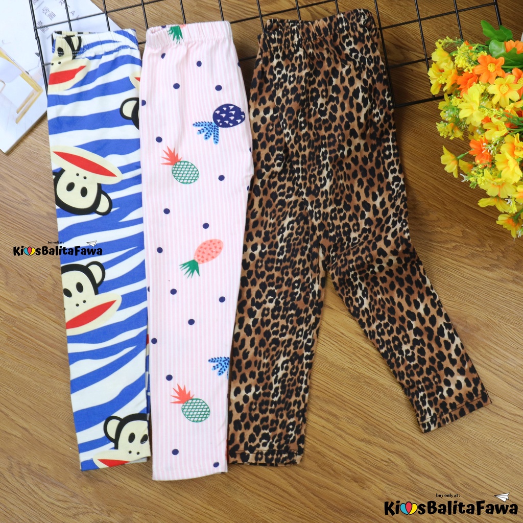 Legging Kiddie uk bayi-5 Tahun / IMPORT Leging Anak Perempuan Grosir Celana Panjang Lejing Laging Ketat Adem Murah