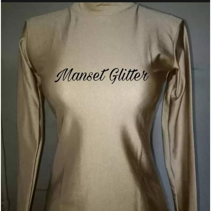 MANSET GLITTER KEBAYA PENGANTIN / MANSET GLITTER RESLETING BELAKANG / DALEMAN BAJU PENGANTIN GLITTER