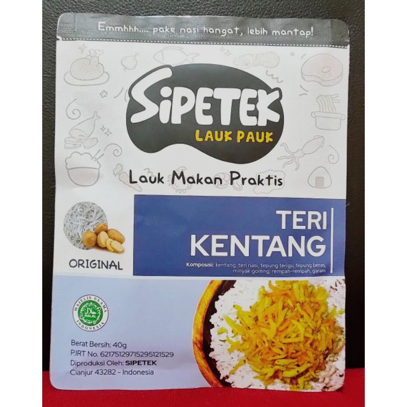 

Sipetek Teri Kentang Crispy