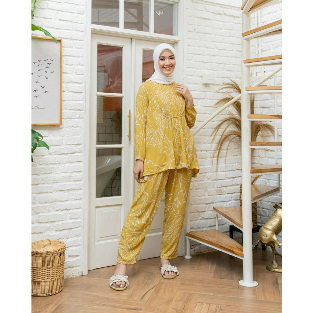 Wimi.id Luvia Long Pjs | Baju Ibu Hamil dan Ibu Menyusui