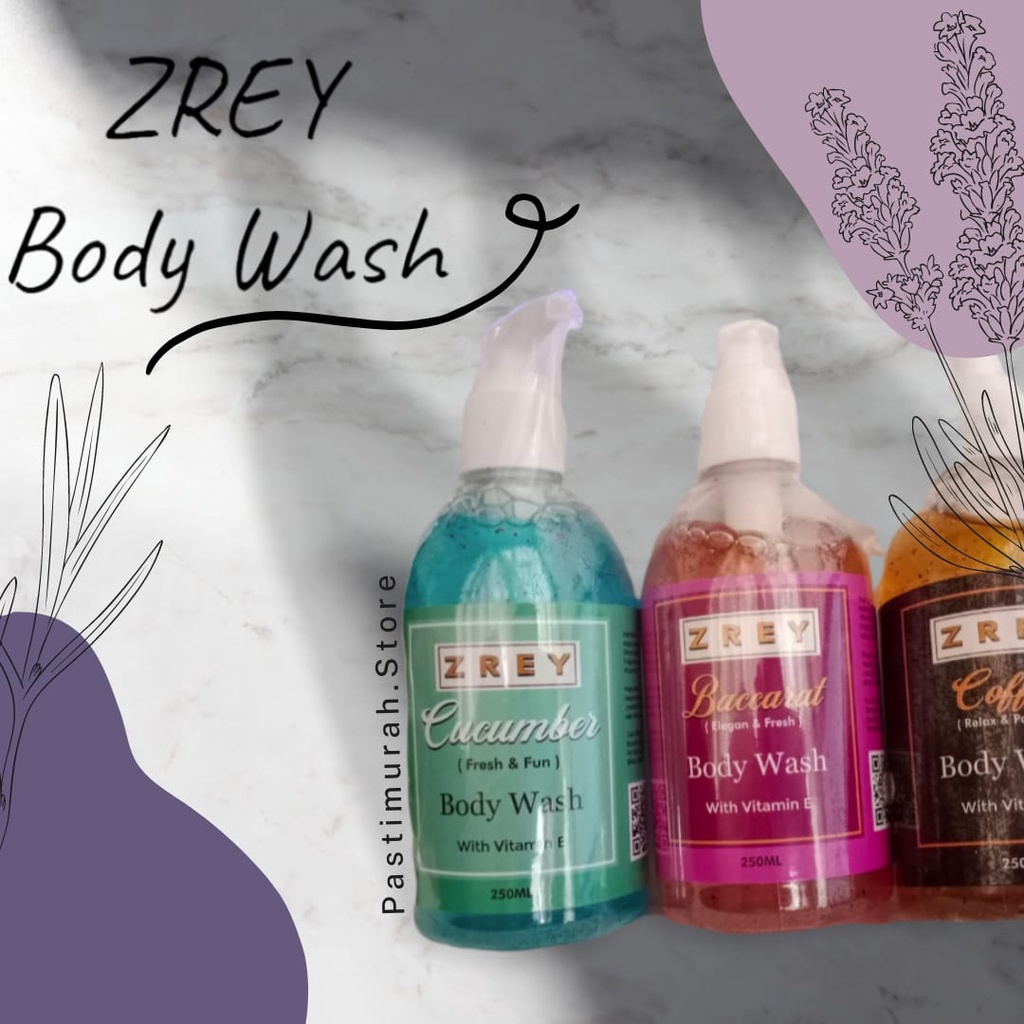 BODY WASH SCRUB ZREY 250ml