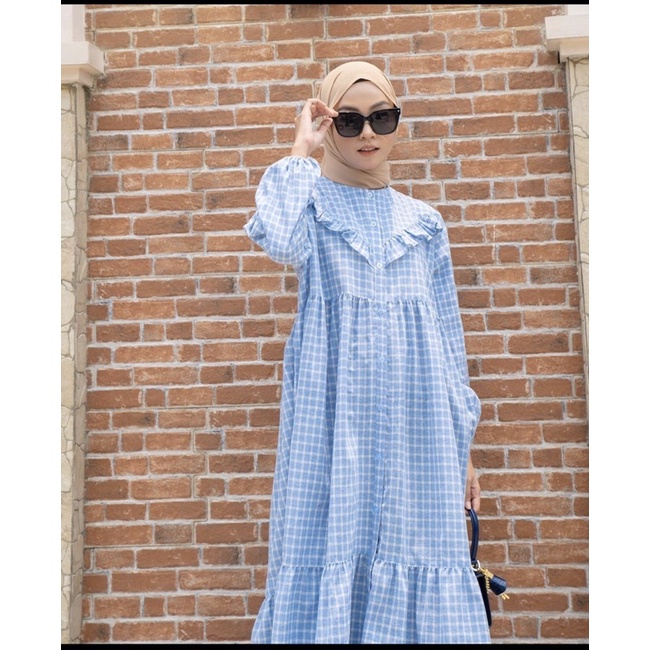 hayya sky blue/ hayya plaid sky HAIDEEORLIN