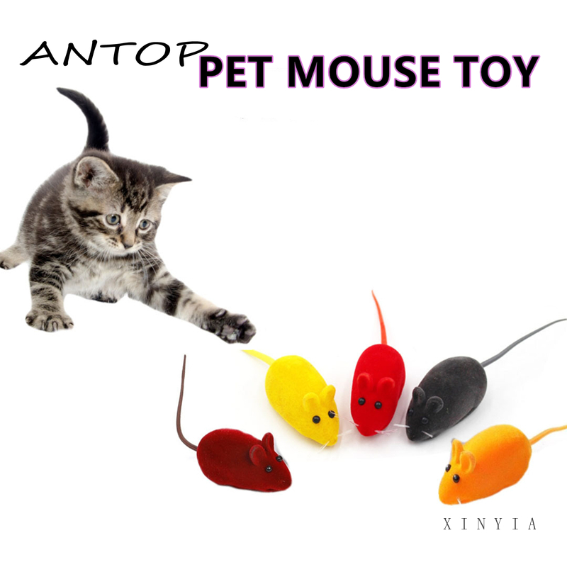 1 Pc Mainan Kucing Tikus Lucu Berbunyi Lucu Cat Toys Dog Toys ANTOP