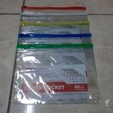 

Zipper Pocket A5 Interx (148x210mm) / Map Plastik Klip A5 Inter-xSize : 148 x 210mmMerk. Inter-x