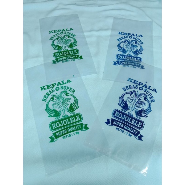 Jual Plastik Beras Kg Kemasan Sablon Cap Rojolele Uk X Cm