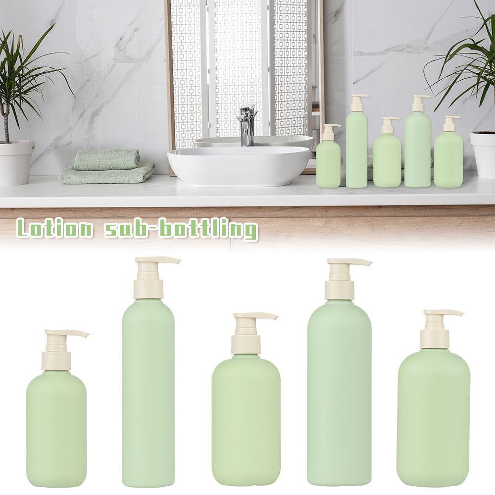 POPULAR Populer 200ML~500ML Dispenser Sabun Berbusa Travel Botol Bulat Tahan Karat Shampoo Shower Gel