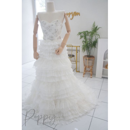 wedding gown gaun pengantin sewa - poppy